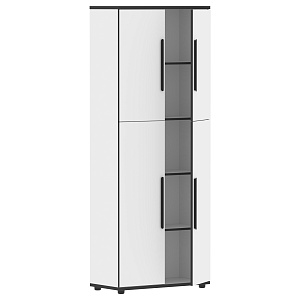 Шкаф высокий USTO UHCS 77.3, белый, 770х365х1975 мм